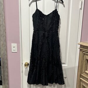 Elegant Black Lace Dress
